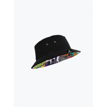 Black Graffiti Bucket Hat